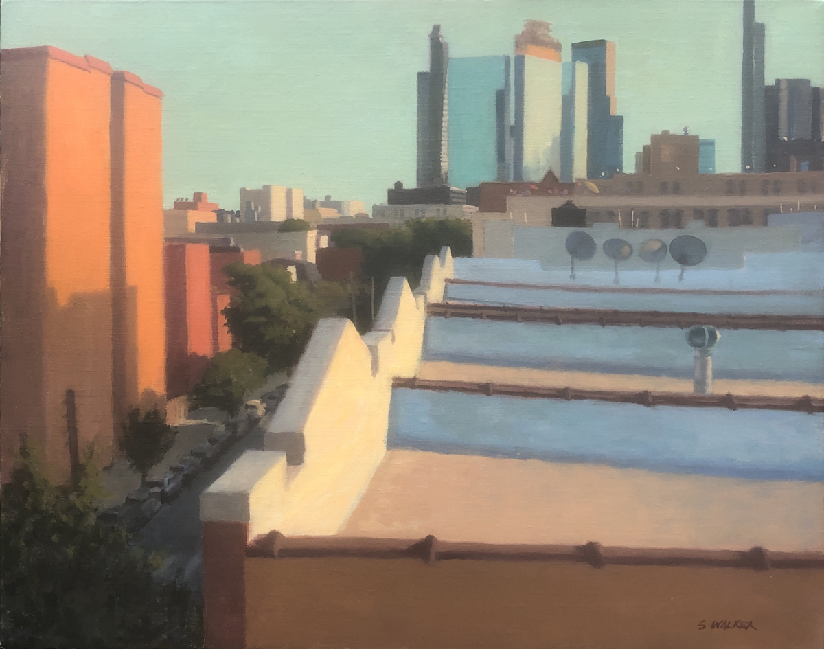 "New Construction, Long Island City" (Original art by Steven E. Walker