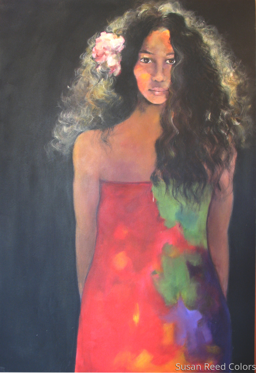 Painting "IMAGE OF LILEA" (Original art by Susan Reed)