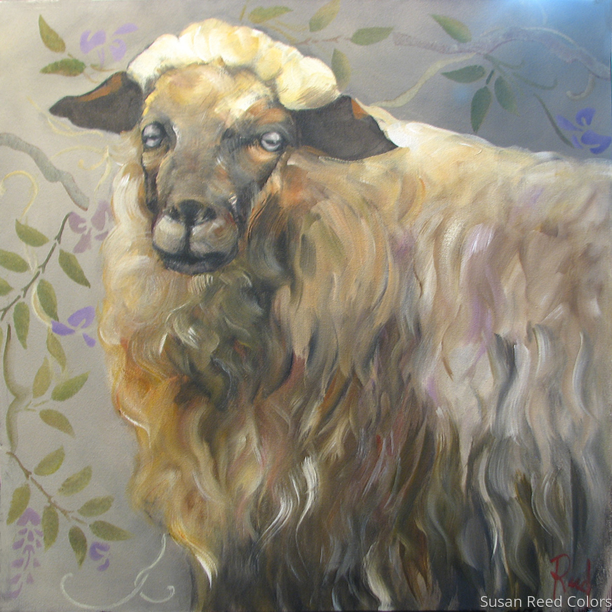 Painting "THE SIRE" (Original art by Susan Reed Colors)