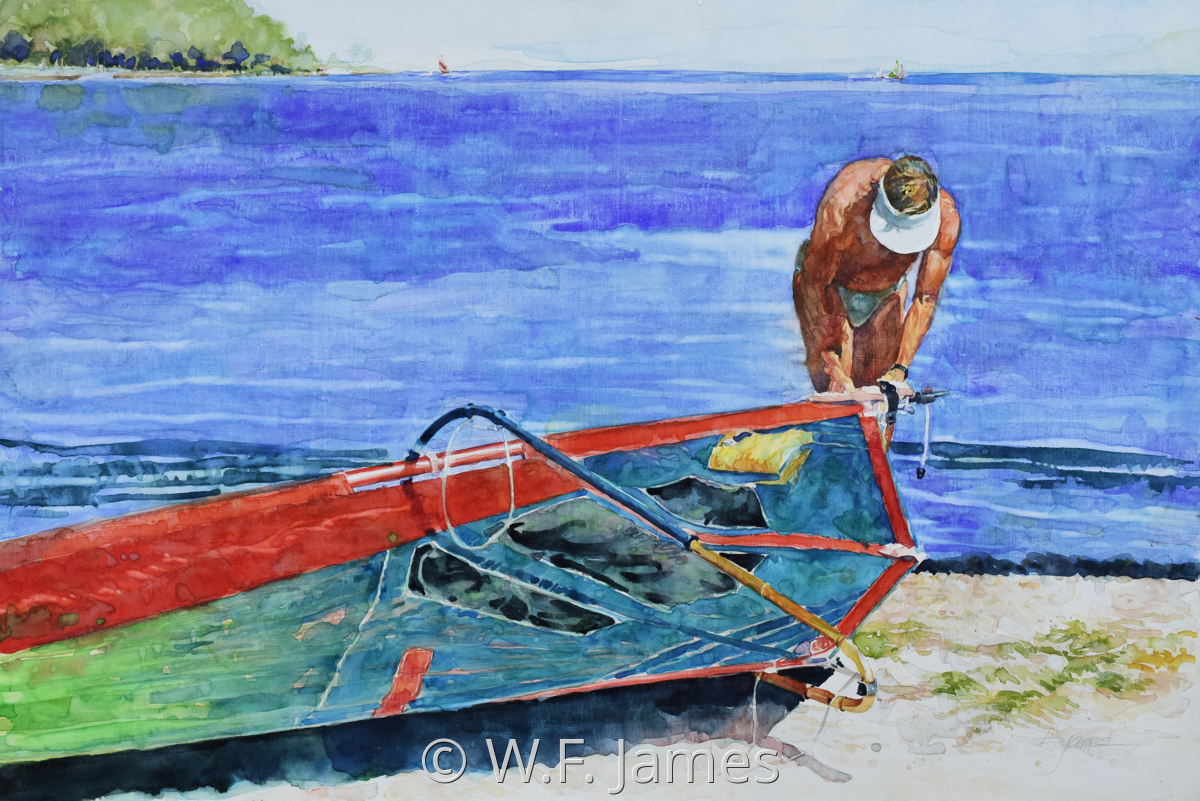 Painting "MATHESON HAMMOCK" (Original art by W.F. "BILL" James Studio)