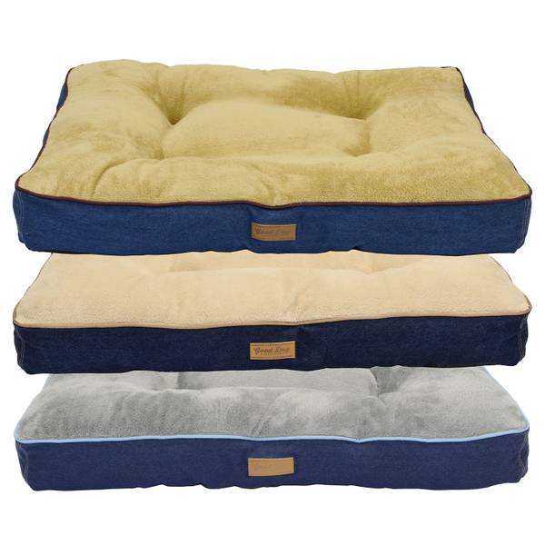 Good Dog Tufted Good Dog Denim Gusset Bed WGT4232230 Blain's Farm