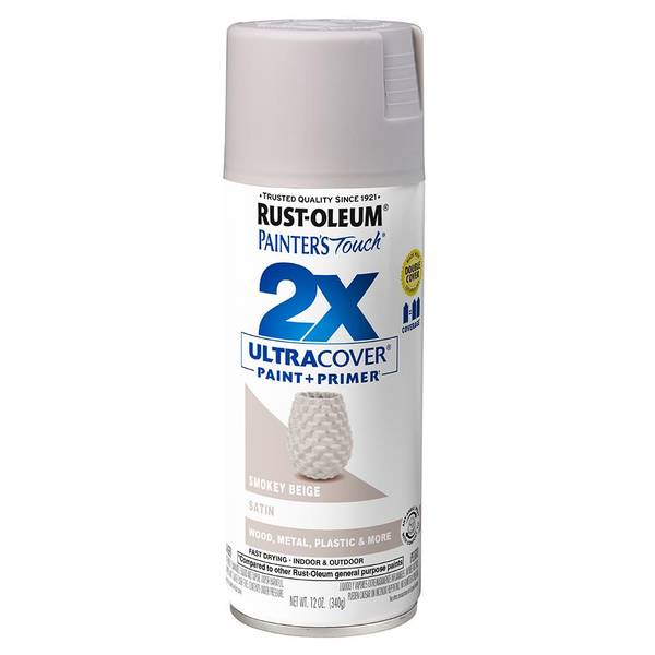 RustOleum 2X Ultra Cover Satin Smokey Beige Spray Paint 299883