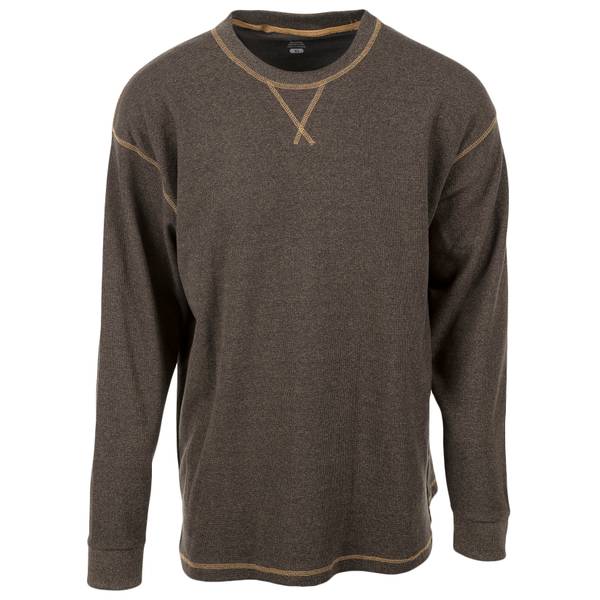 Work n' Sport Men's Long Sleeve Thermal Shirt, Gold, 2X 29886055WS