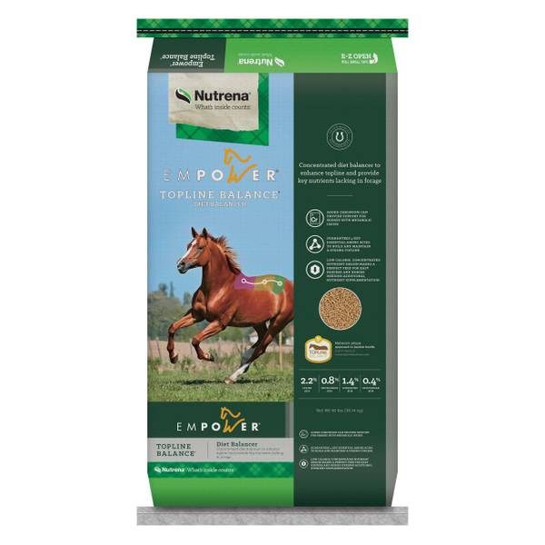 Nutrena Empower Topline Balance 40 lb Horse Feed 6185 Blain's Farm