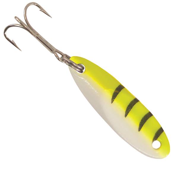 Kalin's 1/24 oz Gold Glow Kastmaster Rattle Ice Fishing Lure, Charcoal