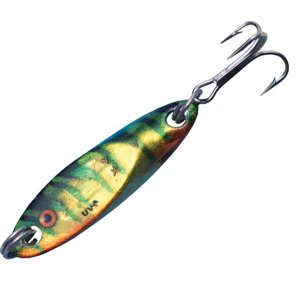 Kalin's 1/24 oz Glow Kastmaster Rattle Ice Fishing Lure SW124R/FTGLW