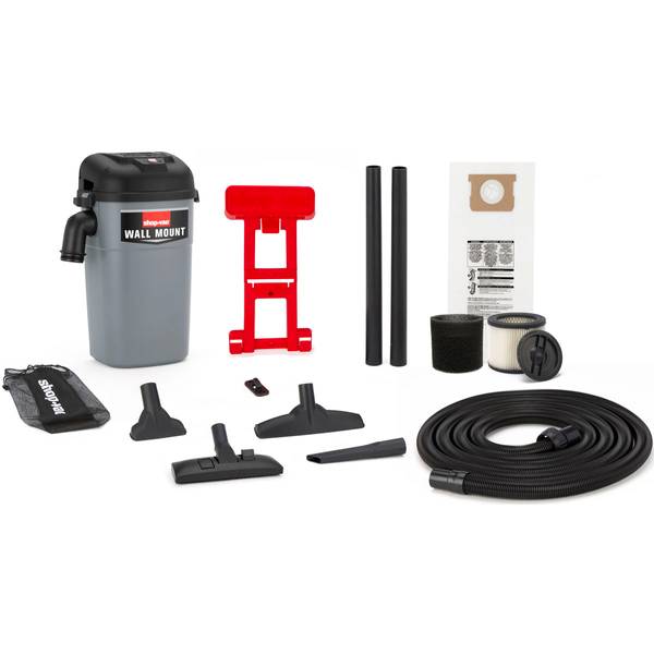 ShopVac 5 Gallon 4.0 Peak HP Wall Mount Vacuum Unit 3941000 Blain