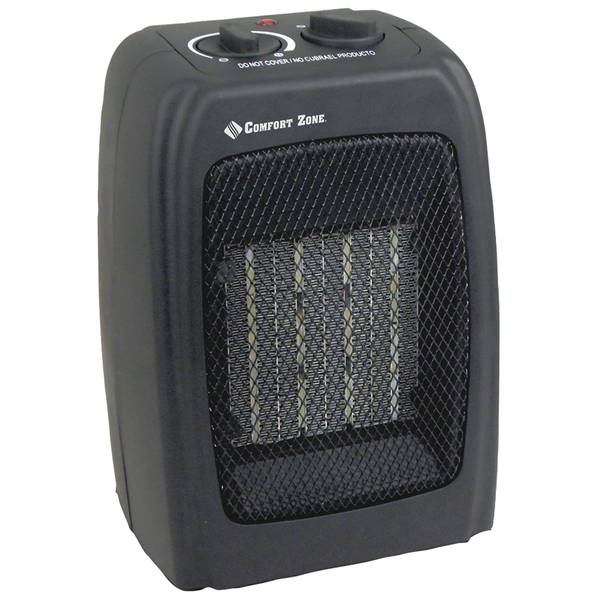 Comfort Zone Personal Ceramic Heater Black CZ442 Blain's Farm & Fleet