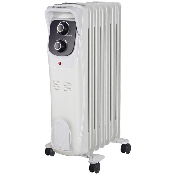 Comfort Zone Deluxe Oil Filled Heater White CZ8008 Blain's Farm & Fleet