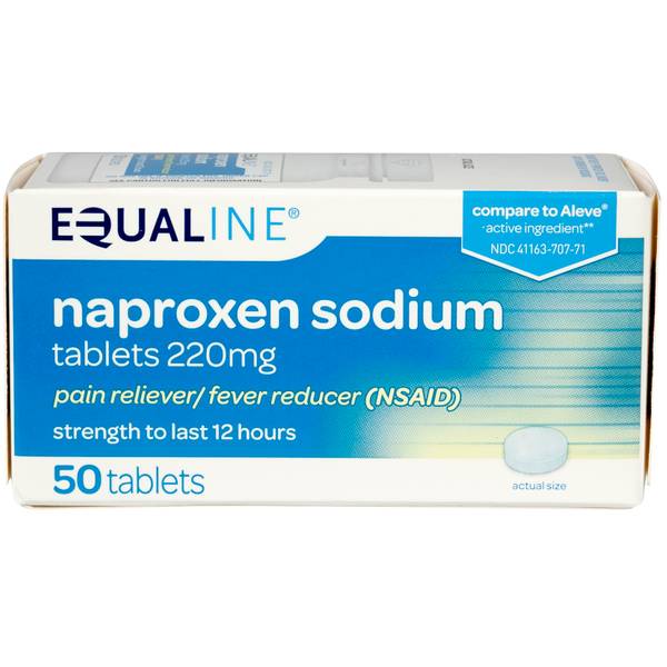 Equaline 50 Count Naproxen Sodium All Day Relief Tablets 8770525