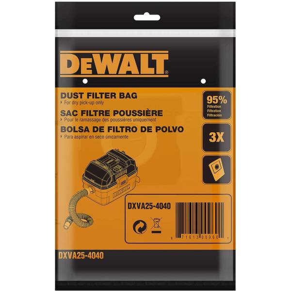 DEWALT 4 Gallon Dust Bag DXVA254040 Blain's Farm & Fleet