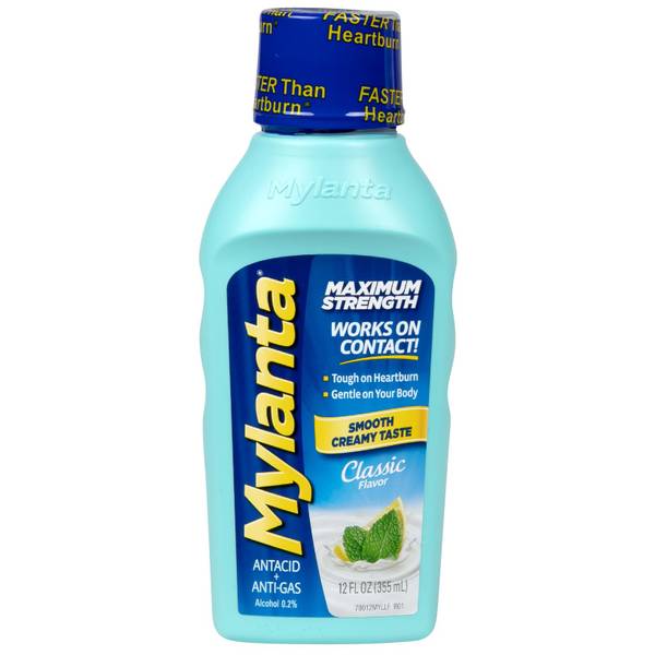 Mylanta 12 oz Max Strength Antacid Liquid 8762047 Blain's Farm & Fleet