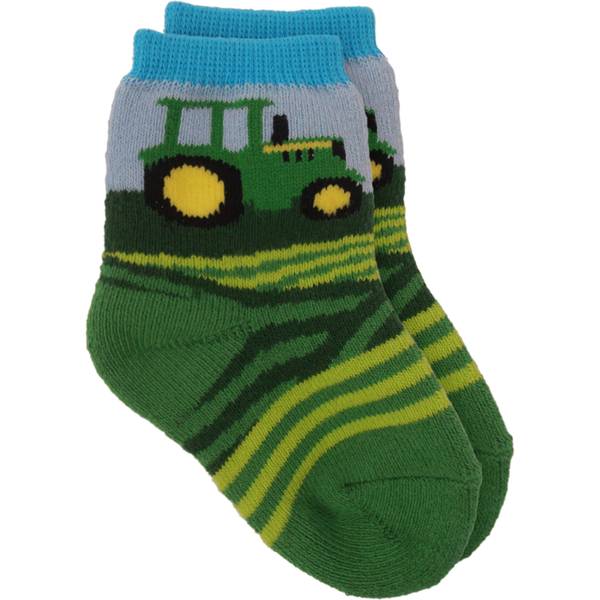 John Deere Infant Boy's Tractor Crew Socks JD10391651824M Blain