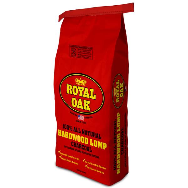 Royal Oak 15.4 lb Hardwood Lump Charcoal 195275021 Blain's Farm