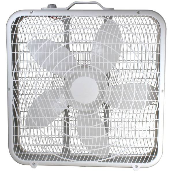 Comfort Zone 20" Box Fan White CZ200A Blain's Farm & Fleet