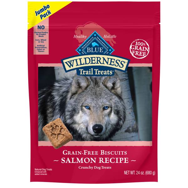 Blue Buffalo Wilderness 24 oz Salmon Recipe Dog Biscuits
