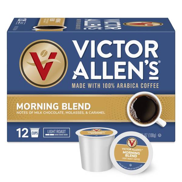 Victor Allen's Coffee 12 Count Morning Blend Coffee FG014770 Blain