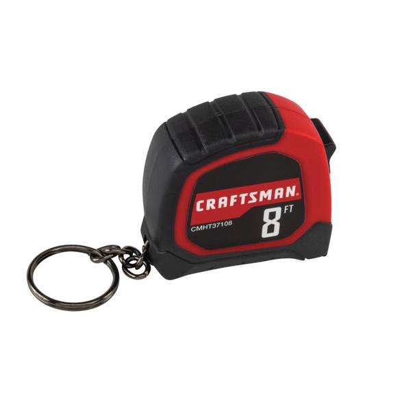 Craftsman 8' Keychain Pocket Tape Measure CMHT37108G Blain's Farm