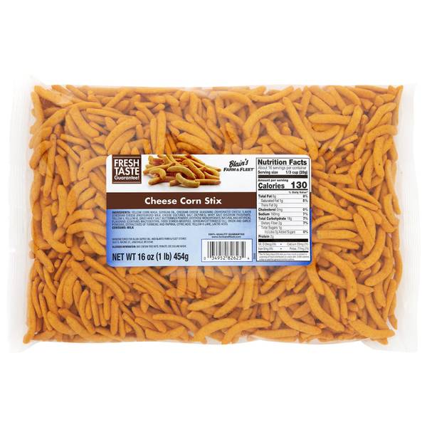 Blain's Farm & Fleet 16 oz Cheese Corn Stix 705532 Blain's Farm & Fleet