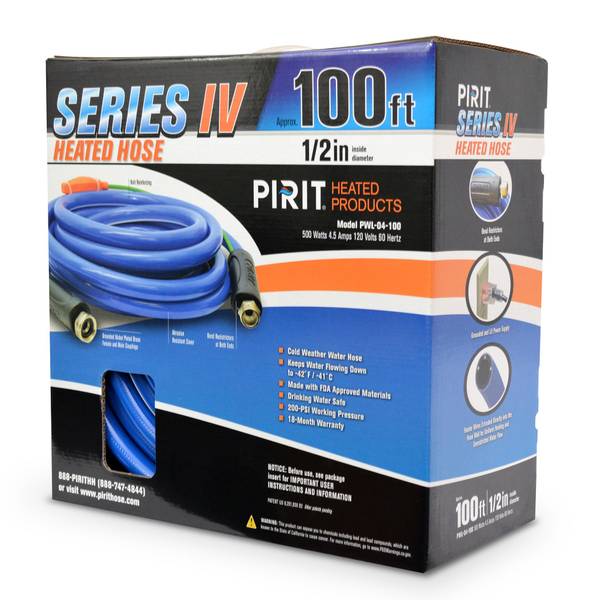 PIRIT 100' Heated Hose Series PWL04100 Blain's Farm & Fleet