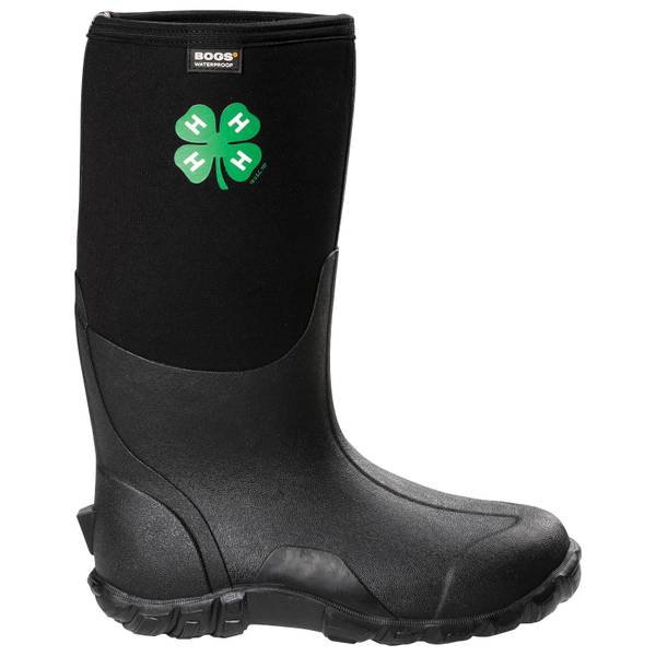 Bogs Men's Classic Tall 4H Neoprene Rubber Boots, Black, 14 72621