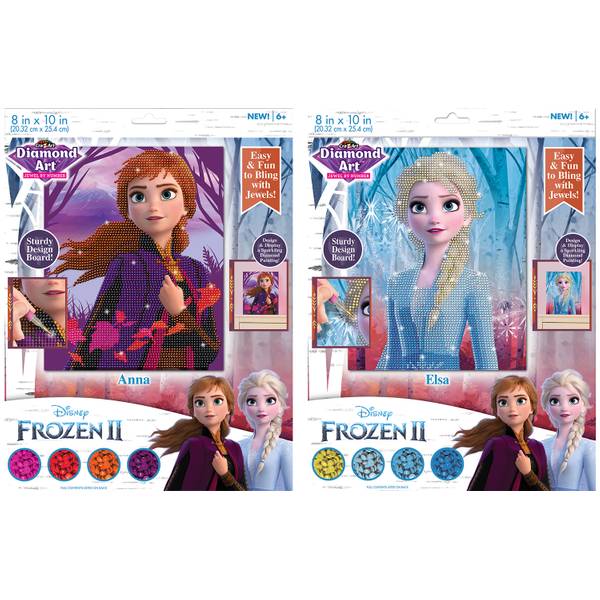 Frozen 8"x10" Diamond Art Jewel by Number Assortment 36540 Blain's Farm & Fleet