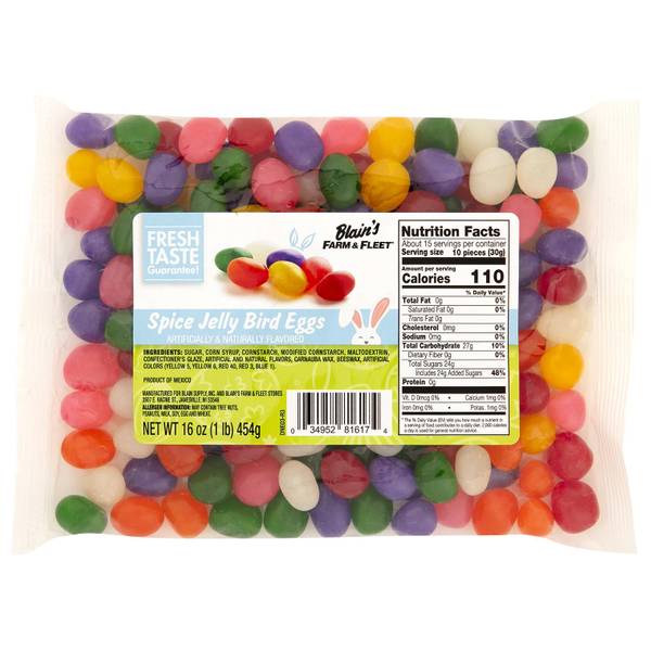 Blain's Farm & Fleet 16 oz Spice Jelly Bird Eggs 607861 Blain's