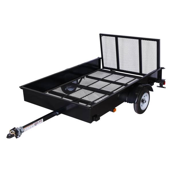 Teske 5' x 8' Solid Side Utility Trailer with Ramp U5812FEBSFB1