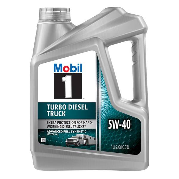 Mobil 1 Turbo Diesel 5W-40 Truck Full Synthetic Motor Oil - 122260