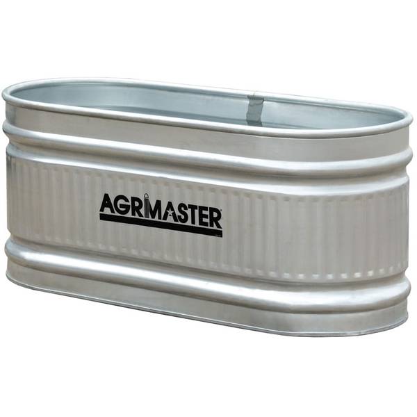 Agrimaster Galvanized Stock Tank By Behlen Country, Approx. 134 Gallon