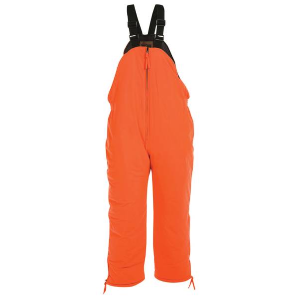 Deer Camp Men's Orange Insulated Hunting Bib Overalls 99PORM