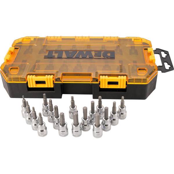 DEWALT 3/8" Drive Bit Socket Set Tough Box Tool Kit DWMT73806 Blain