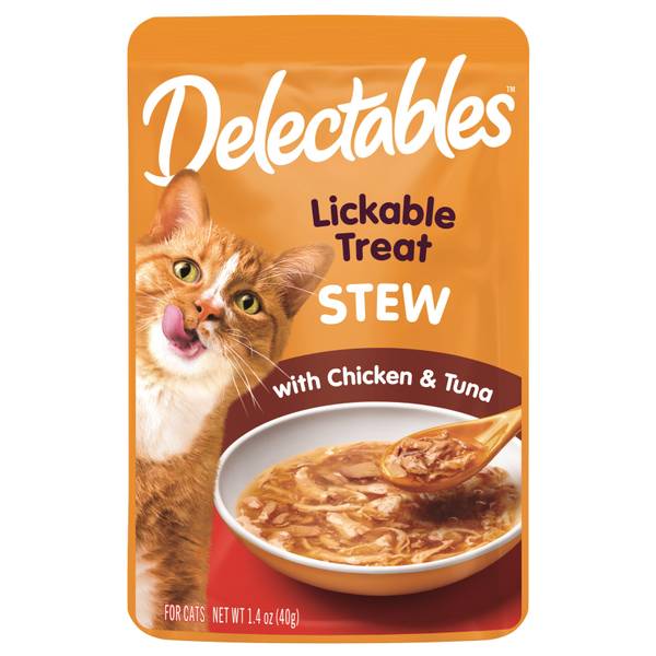 Delectables Lickable Stew Wet Cat Treats, Chicken & Tuna 11053