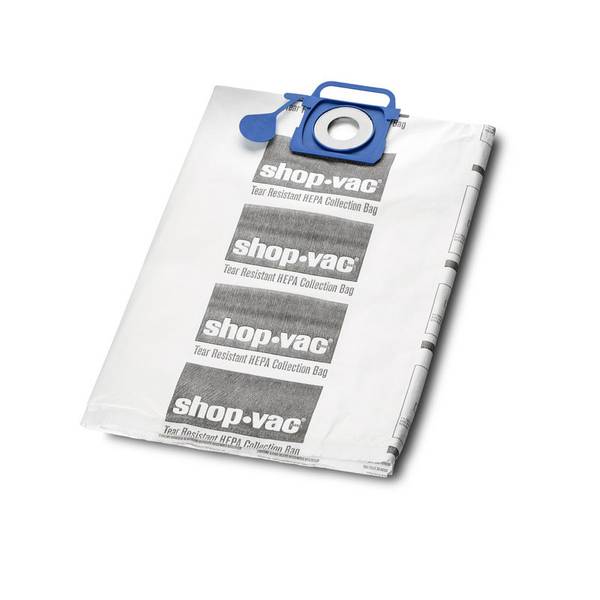 ShopVac HEPA Tear Resistant Collection Filter Bags, 1220 gallon