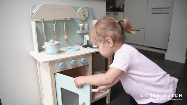 Little Dutch Houten Speelgoedkeuken Mint