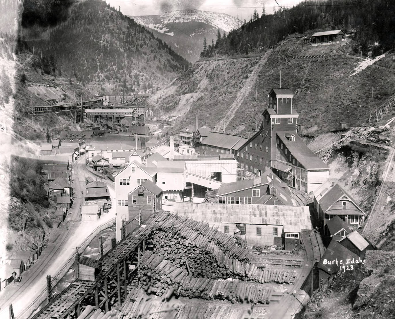 Hecla Mining Co. Burke (Idaho) 1923 BarnardStockbridge Photograph