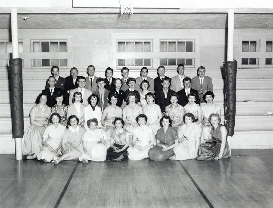 1951 Wallace High School Senior Class [02] BarnardStockbridge