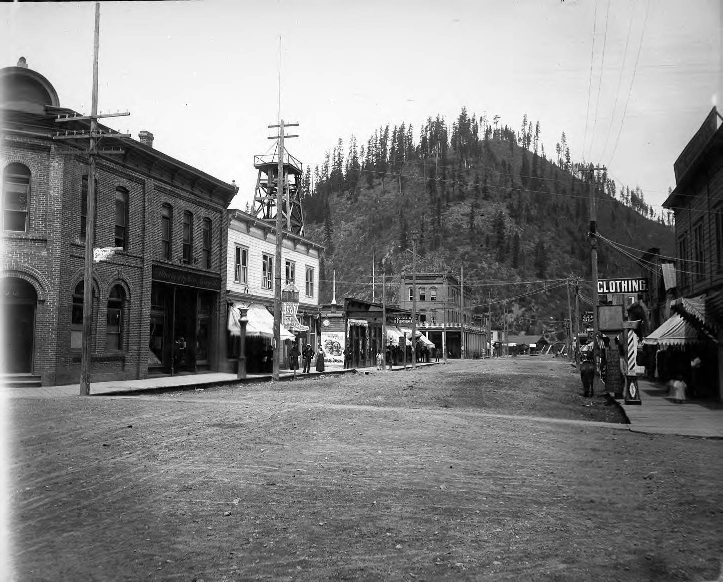 Wallace (Idaho), 1896 BarnardStockbridge Photograph Collection