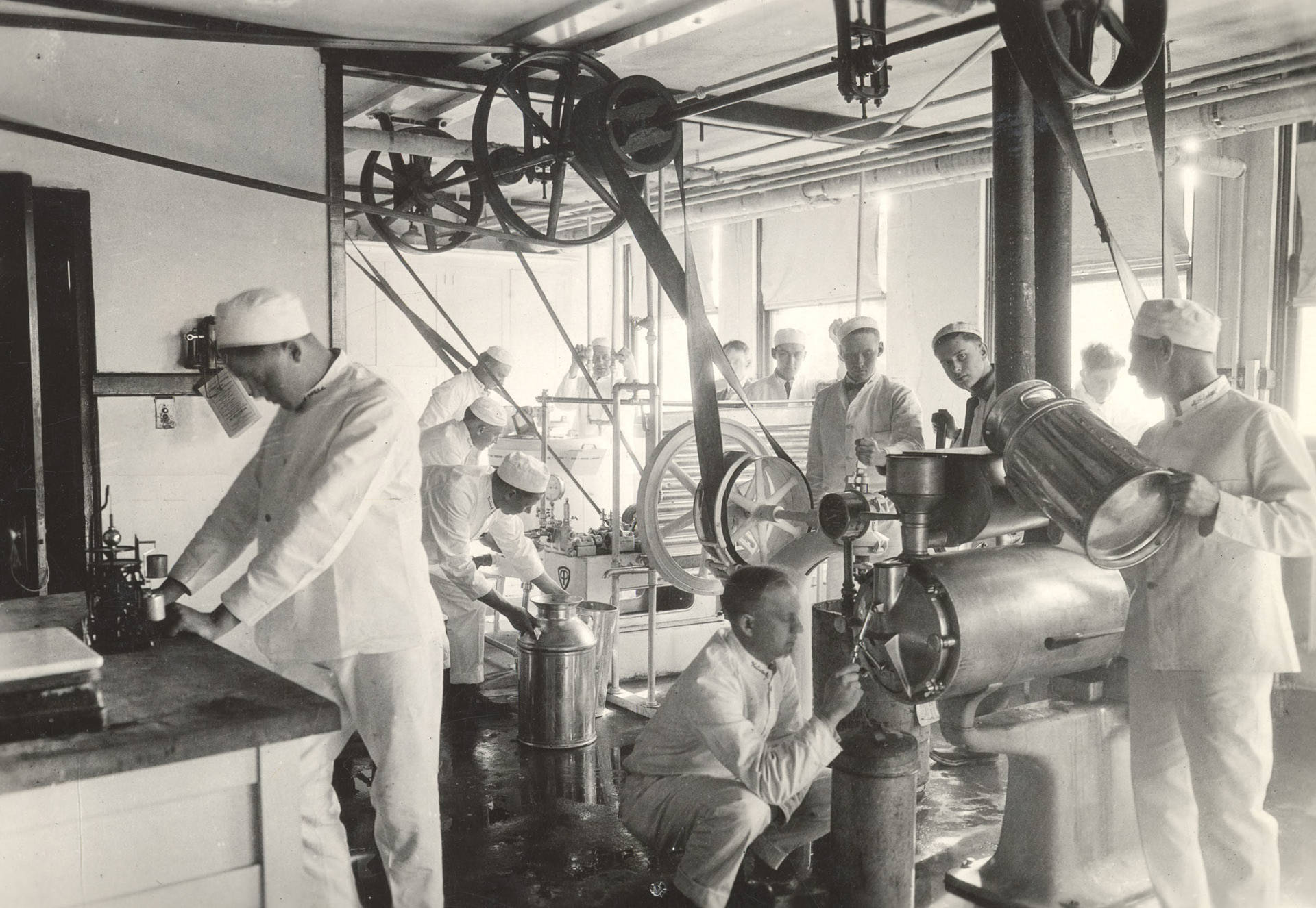 Ice cream laboratory section, Dairy Science. University of Idaho. [205