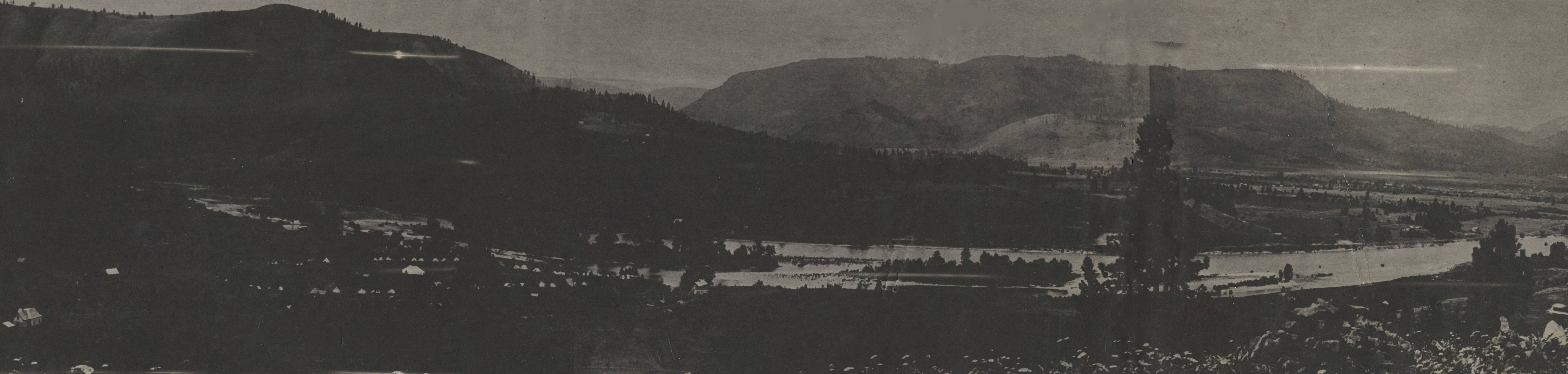Kamiah Valley, Idaho. Idaho Cities and Towns Collection