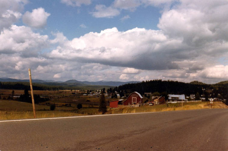 Bovill, Idaho looking north. Idaho Cities and Towns Collection