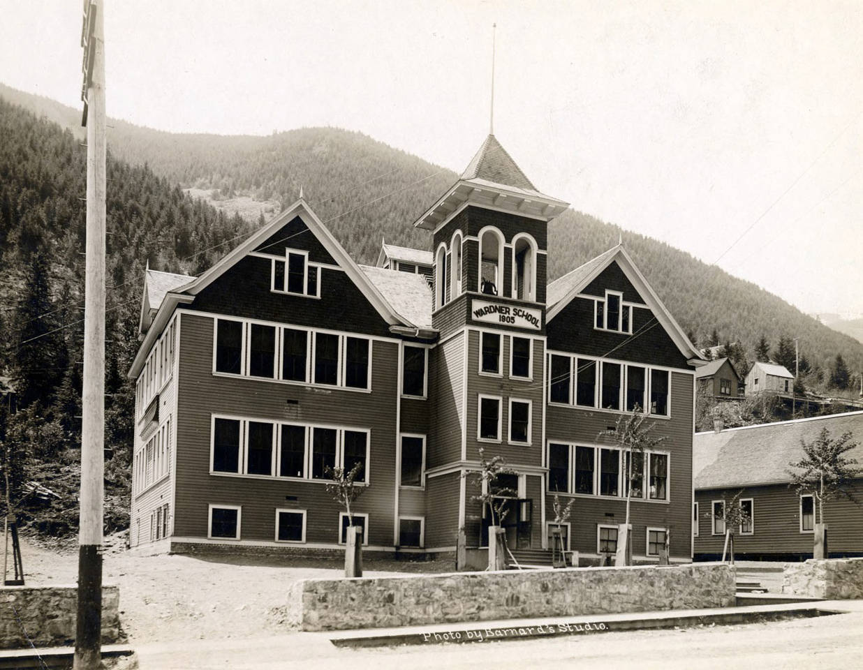 Wardner Public School. Wardner, Idaho. Idaho Cities and Towns Collection
