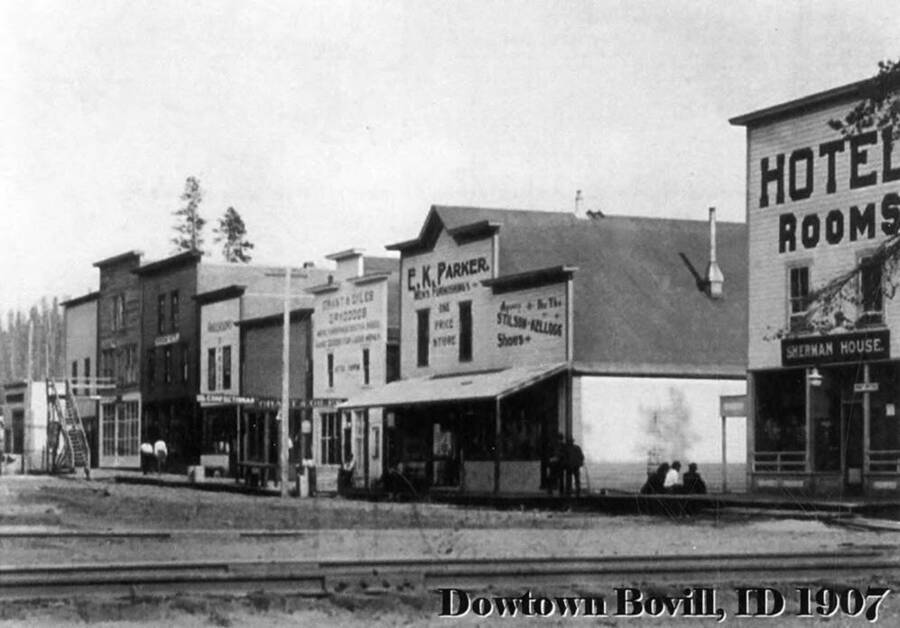 Downtown Bovill Idaho Cities and Towns Collection