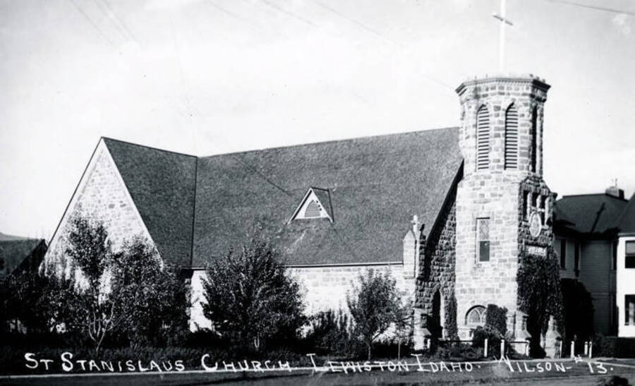 St. Stanislaus Church. Lewiston, Idaho. Idaho Cities and Towns Collection