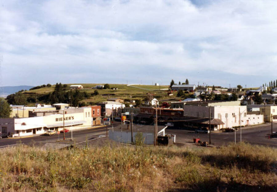 Downtown. Cottonwood, Idaho. Idaho Cities and Towns Collection