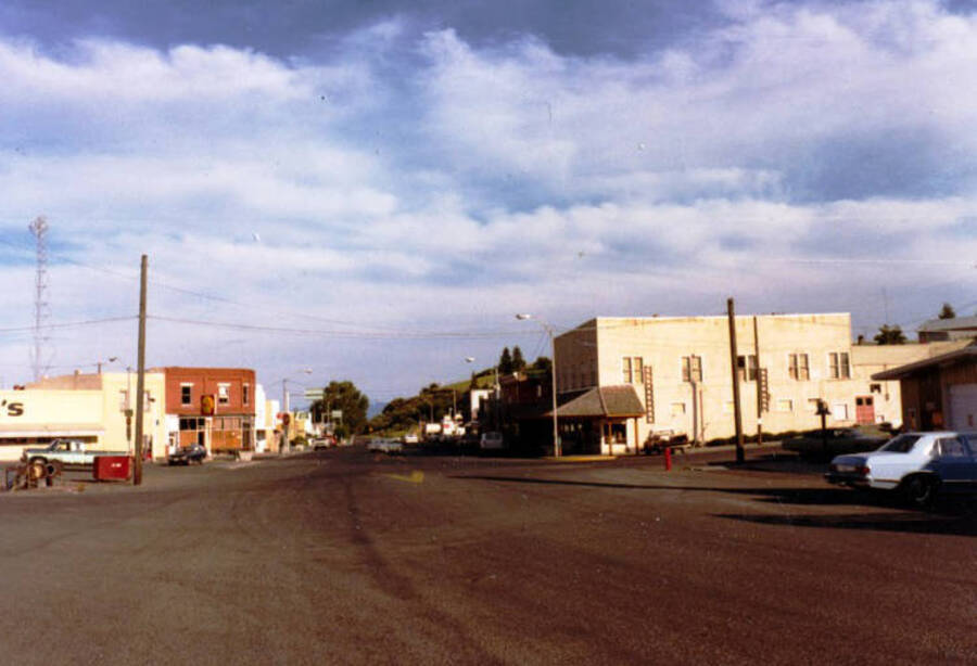 Downtown. Cottonwood, Idaho. Idaho Cities and Towns Collection
