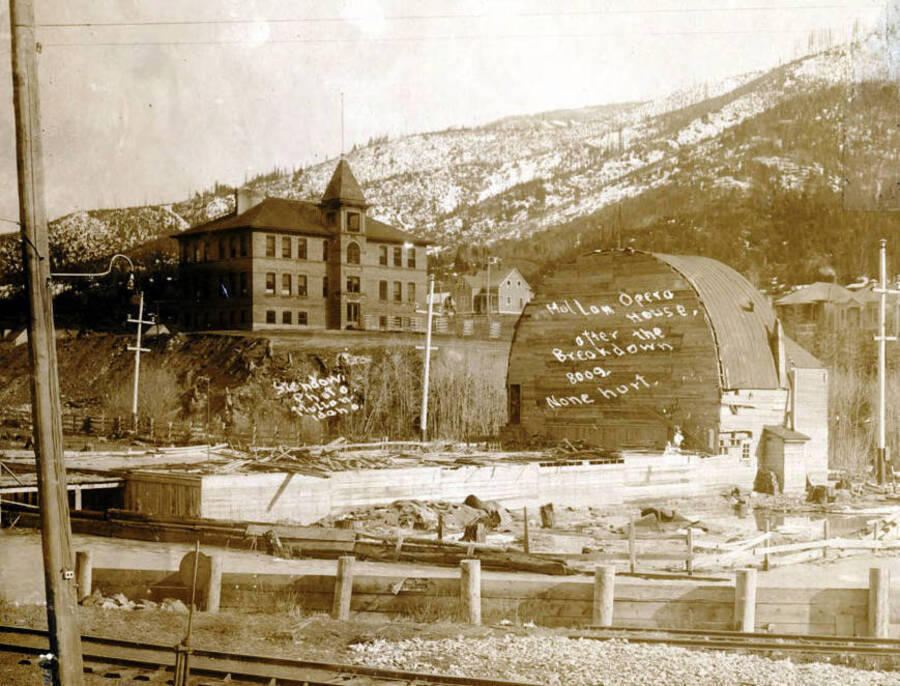 Mullan Opera House. Mullan, Idaho. Idaho Cities and Towns Collection