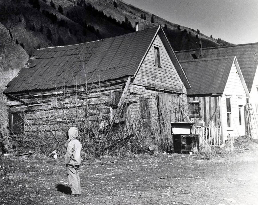 Miner's cabin. Hailey, Idaho. Idaho Cities and Towns Collection