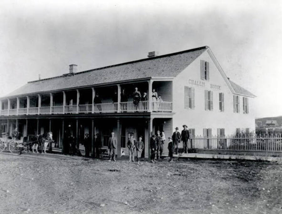 Challis House on Main Street above Legion hall. Challis, Idaho. Idaho
