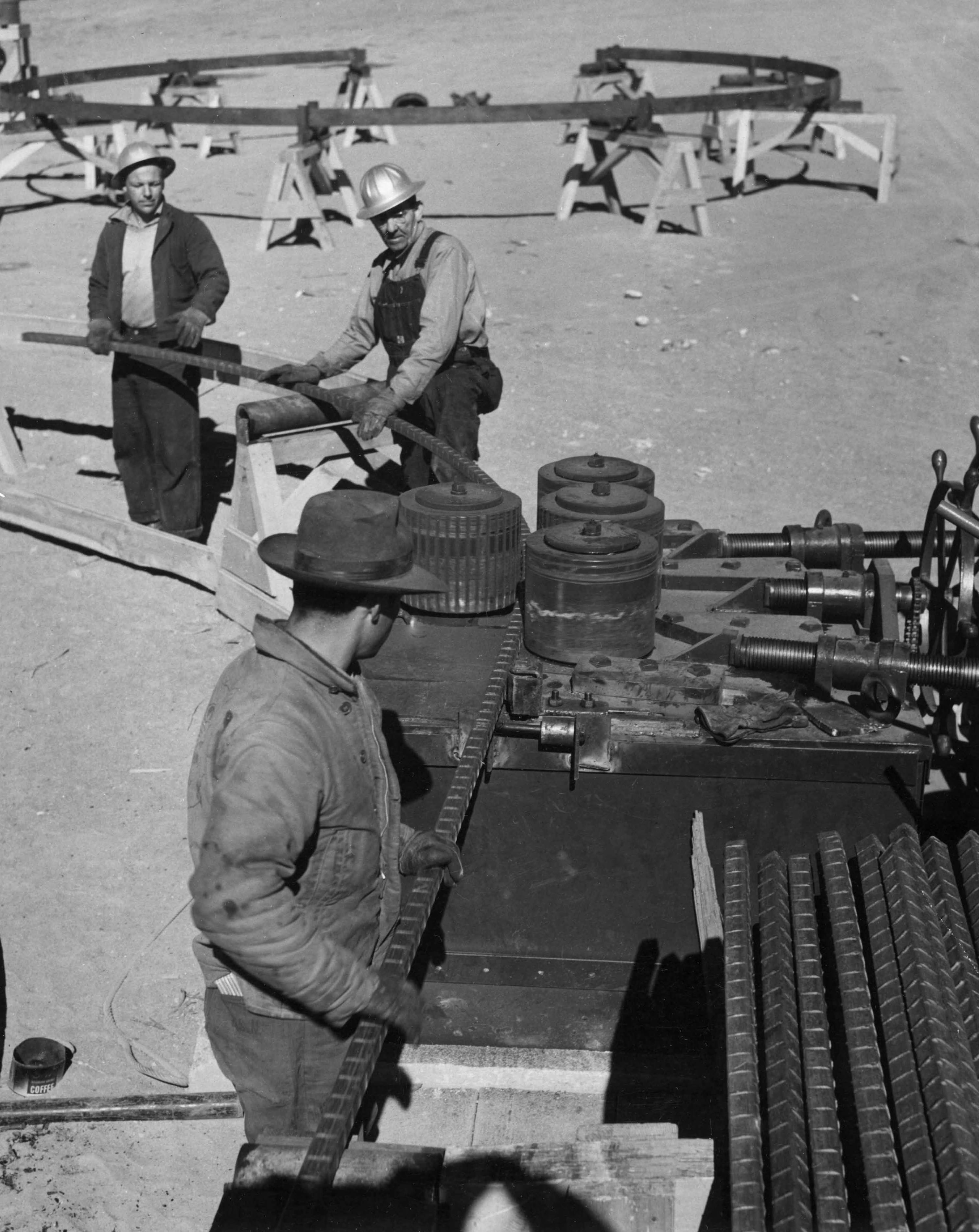 Bending Reinforcement Bars (Construction methods and Long Lake dam